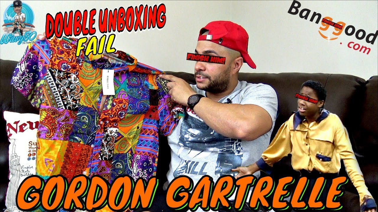 DOUBLE UNBOXING FROM BANGGOOD | GORDON GATRELLE SHIRT TOO SMALL | I'M SELLING IT