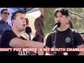 Charlie kirk confronted by intelligent college student heated debate