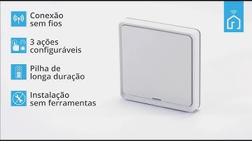 Interruptor inteligente sem fios Zigbee Metronic