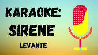 Sirene - levante (karaoke)