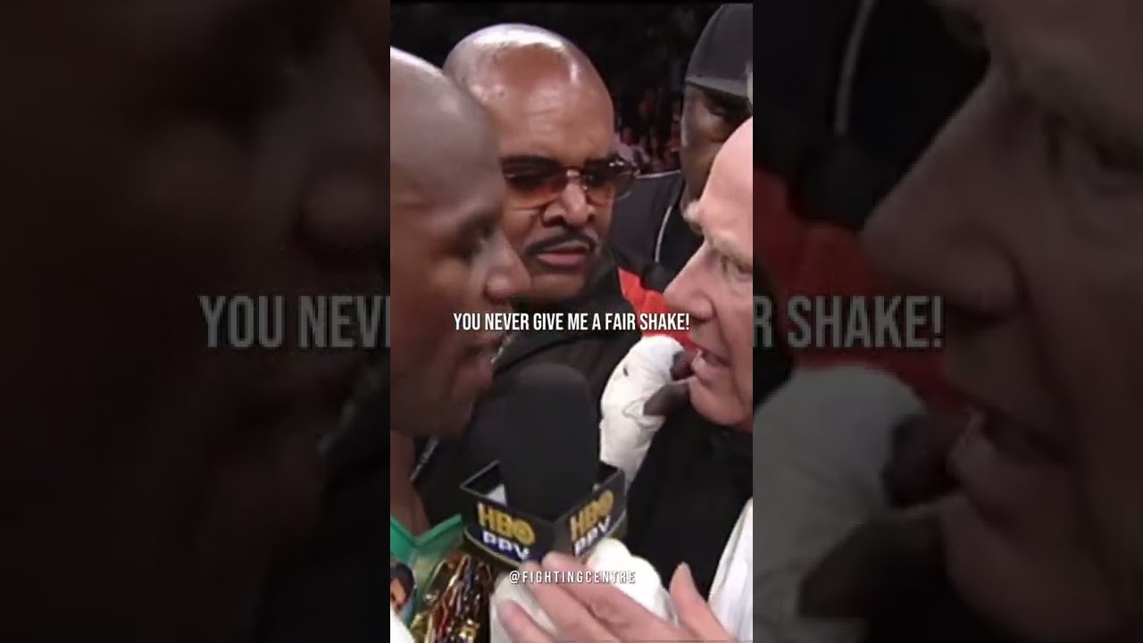 Floyd Mayweather Goes At It With Reporter 