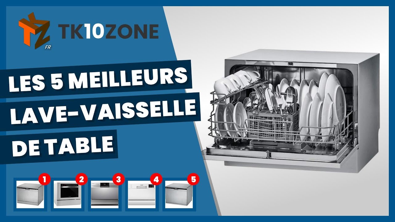 Les 5 meilleurs lave-vaisselle de table 