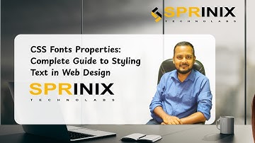 From Basics to Advanced: CSS Fonts Properties Guide