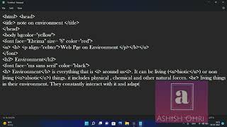 Doing Html Coding With As Technicals
