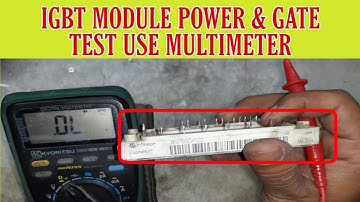 igbt multimeter test | star power igbt test | igbt module gate test with multimeter | igbt