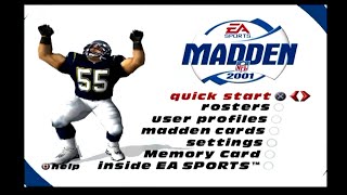 Madden NFL 2001  Gameplay (PS2)