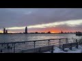 LIVE Walking New York City: Sunrise on the East River - Dec 18, 2020