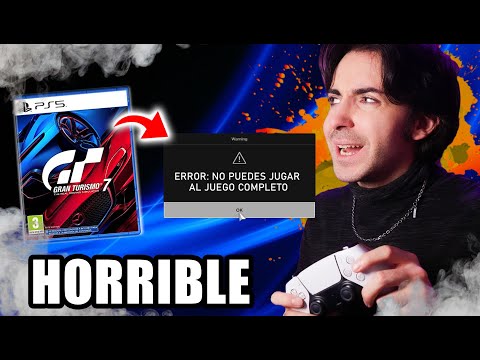 VERGÜENZA ABSOLUTA: Gran Turismo 7 injugable durante 30 HORAS - PS5 juegos. Servidor, Error, fallos