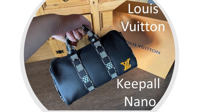 Louis Vuitton LV Keepall XS new Grey Leather ref.383118 - Joli Closet