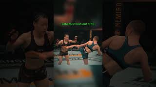 Rose Namajunas vs Zhang Weili  Head Kick KO R1, 118  UFC 261