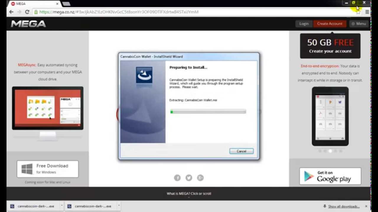 CannabisCoin Wallet Installer Tutorial
