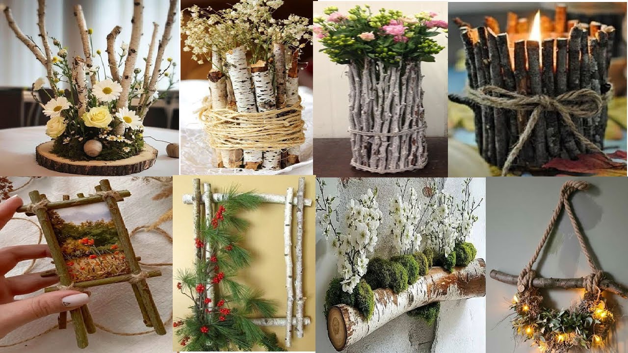 Идеи декора из веток: соедините искусство, природу и дом. Станьте вашим следующим декоративным ак...