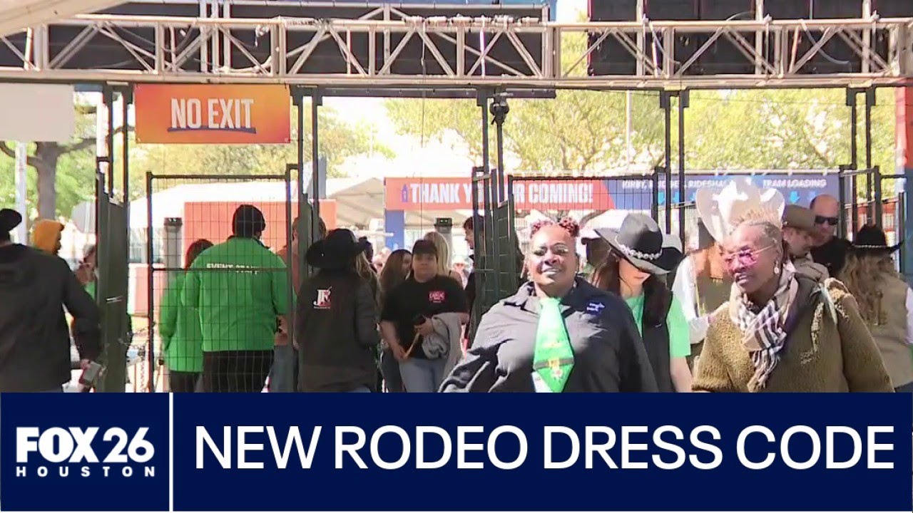 Houston rodeo begins new dress code - YouTube