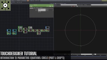TouchDesigner Tutorial: Introduction to Parametric Equations: Circle (Part 1: CHOP