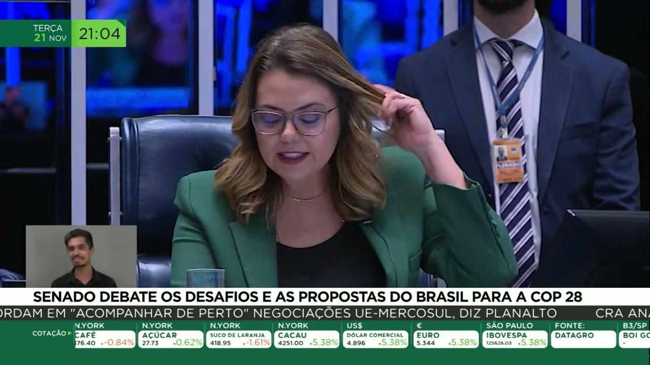 Senado debate os desafios e as propostas do Brasil para a COP 28