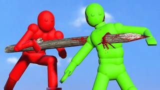NPCs Fight Each Other #2 (with active ragdoll physics)