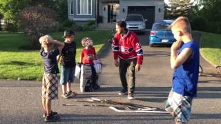 Hockey de rue avec Phillip Danault