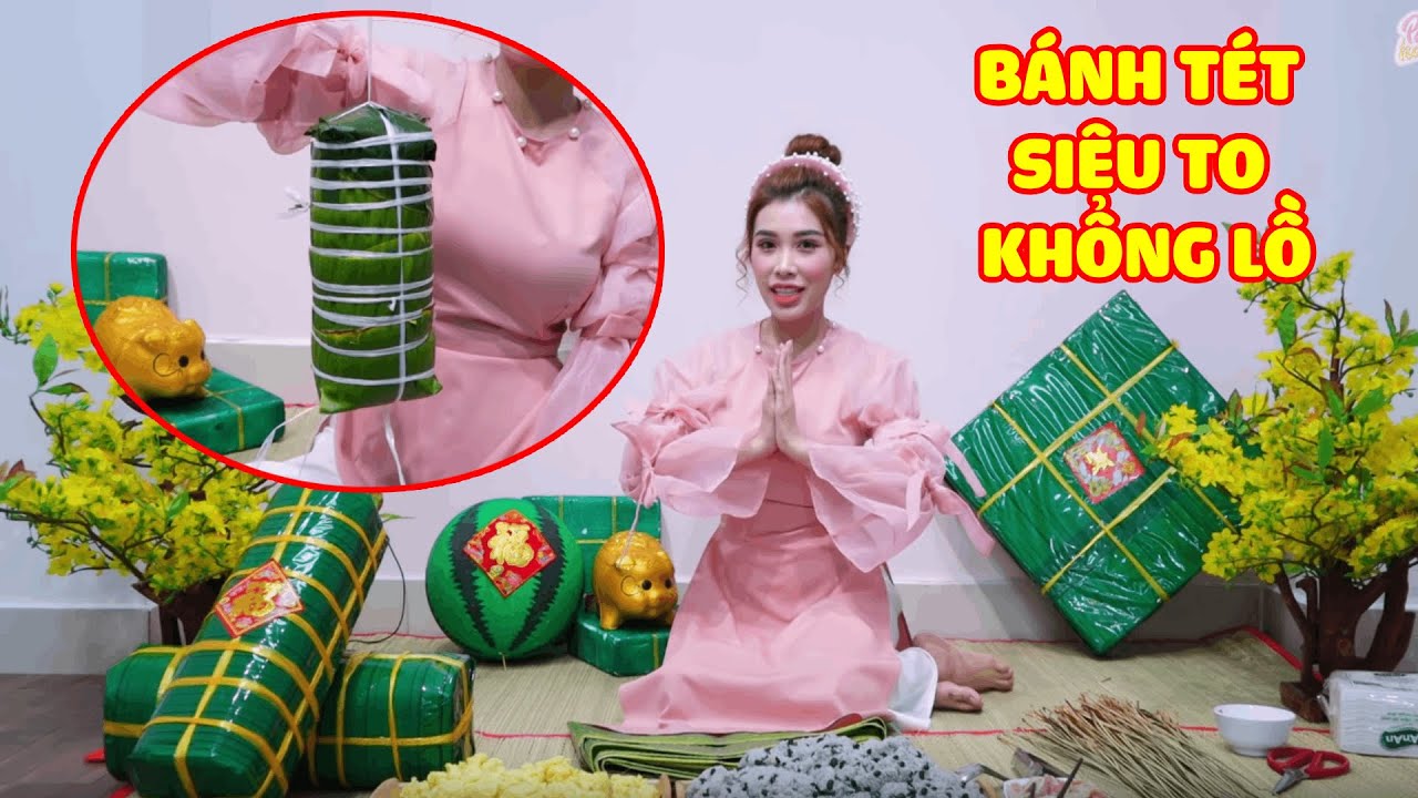 Hướng Dẫn Làm Bánh Tét Siêu To Khổng Lồ Ngày Tết 2020, Làm Được Ngay Tại Nhà | PINKY HONEY