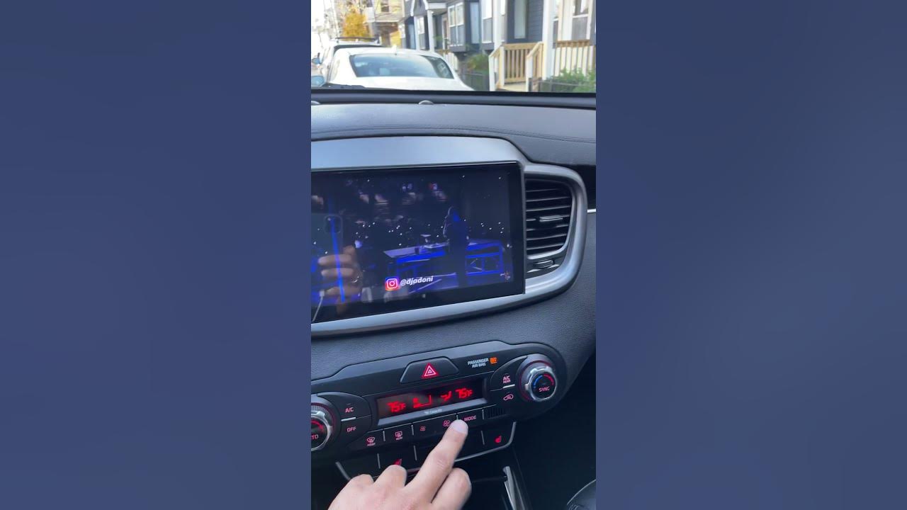 2016 Kia Sorento radio aftermarket installed - YouTube
