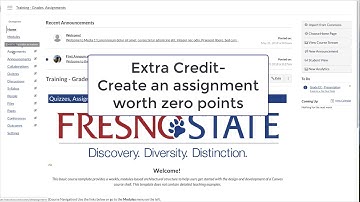 Extra Credit in Canvas