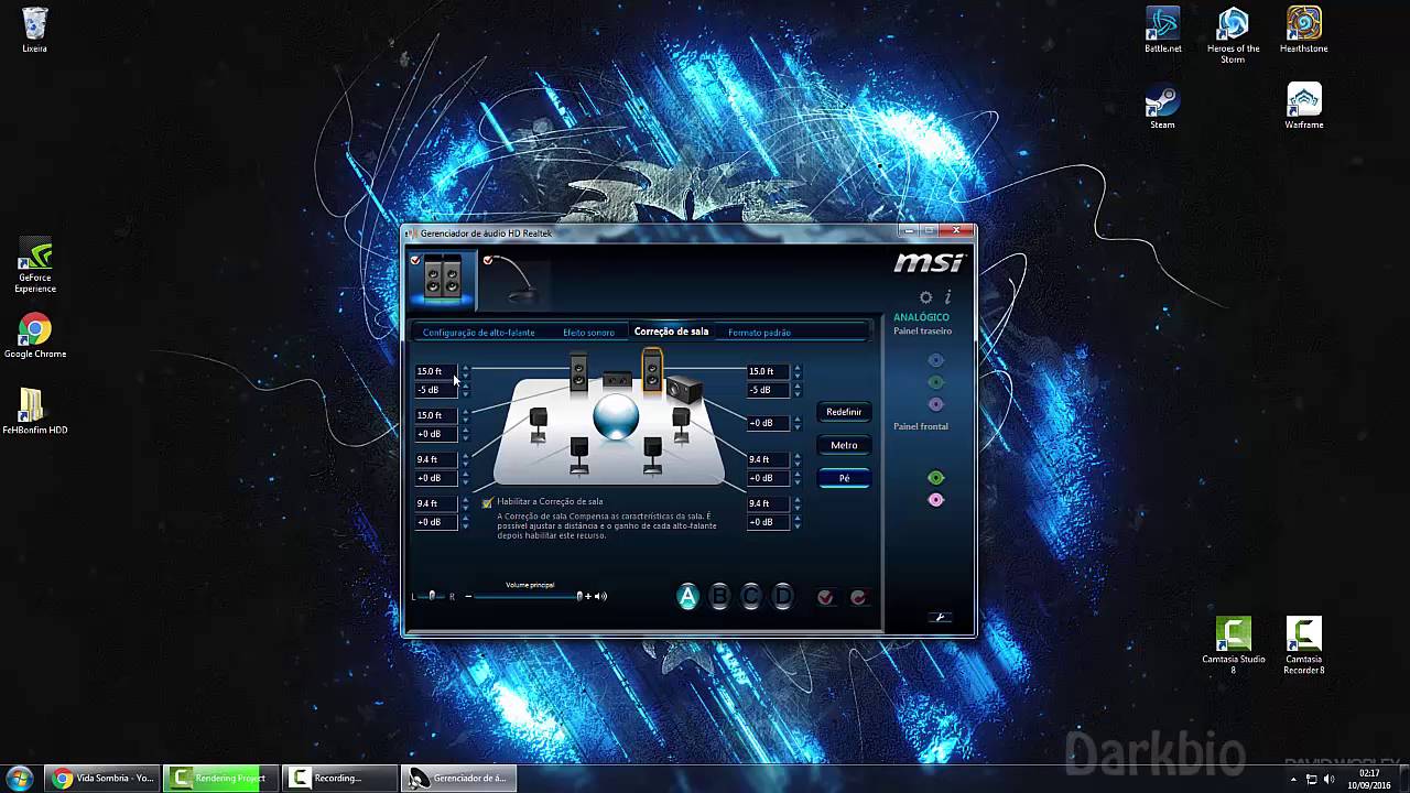 Realtek Sem Microfone sem interferência/ruído, apenas configuração | HD Realtek ...