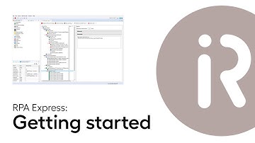 Lesson 1 - Getting started with WorkFusion RPA Express