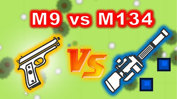 M9 vs M134 || M9 Only Challenge || Surviv.io