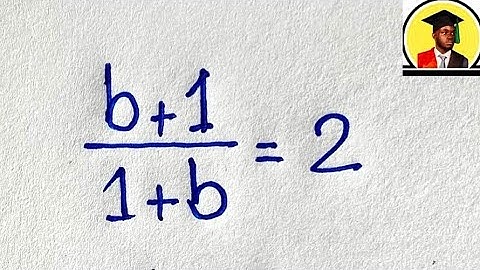 Germany | Can You Solve for b? | This Maths Olympiad Problem Goes Viral