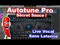 Mix regler son autotune pro  preset enregistrement live sans latence  jeu concours logic pro x