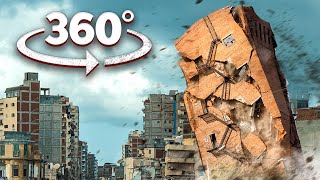 VR 360 EARTHQUAKE SURVIVAL  Natural Disaster: Upclose 360 video