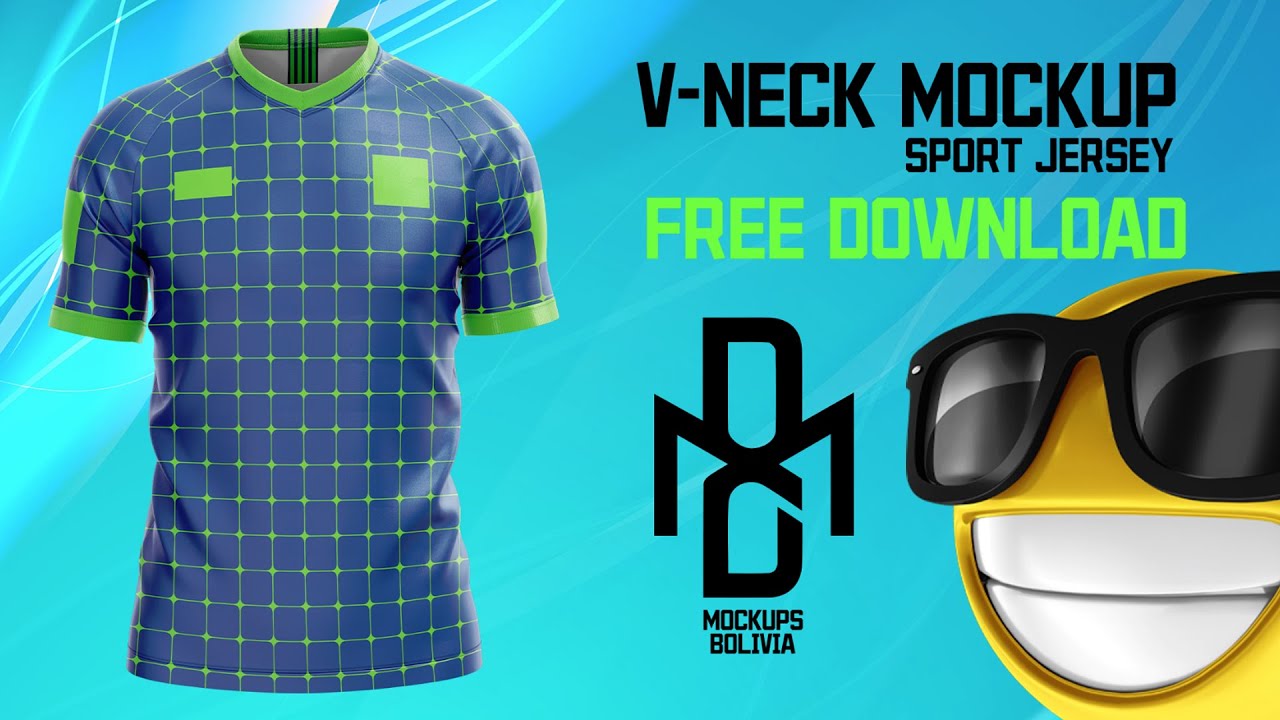 defecto Presunto Gran universo V-NECK SPORT JERSEY MOCKUP | FREE MOCKUP 2021 - YouTube