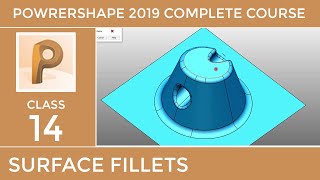 PowerShape 2019 Tutorial # 14 Surface Fillets - Urdu/Hindi Net Worth