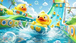 🦆💦 Water Chase to the Finish – Duck Adventure! | Fun Nursery Rhymes for Kids 🎶✨