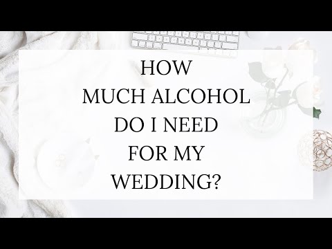 Video: Pre-wedding Chores: How Much Alcohol To Buy?