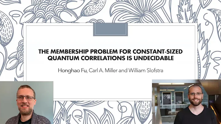 QIP2021 | The membership problem of constant-sized...