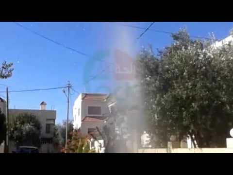 مشهد "رومانسي" يمنع "مياه مادبا" من اصلاح خط مكسور!.. فيديو