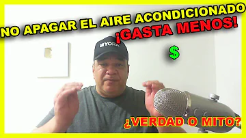 ¿Cuesta más encender y apagar el aire acondicionado?