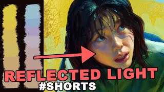 The Power Of Reflected Light On SKIN COLORS | #shorts