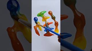 Water drop color mixing #shorts #colormixing