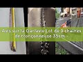 Avis sur la Garlavie Lot de 3 chaînes de tronçonneuse 35cm - 3/8" LP Pas - 1.1mm - 50 Maillons entra