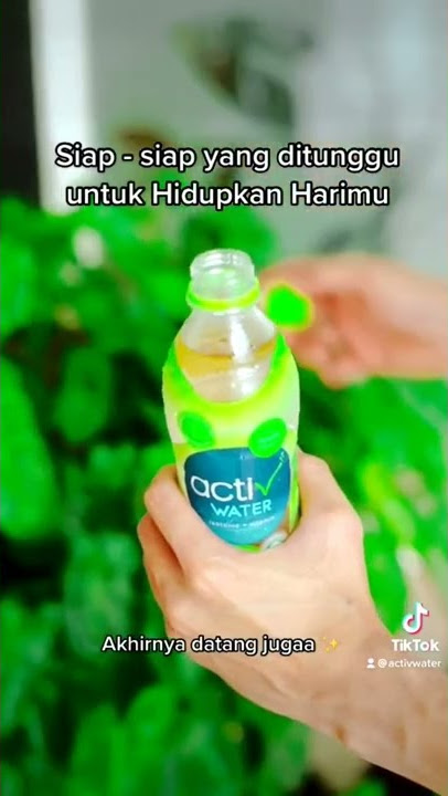 Selalu sedia activ WATER di setiap momen yang pastinya bisa #HidupkanHarimu!