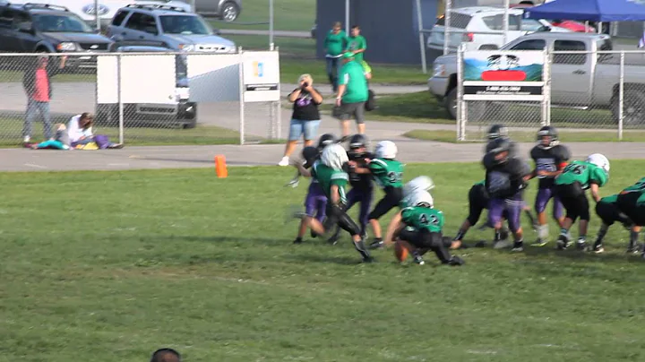 10 Year Old Brycen Brown kicks an extra point