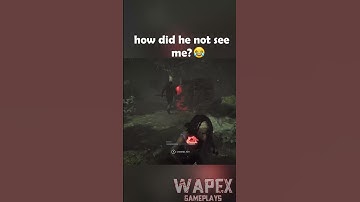 How did he not see me here??😂😂 #dbdshorts #dbdmoments