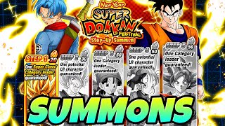 INSANE VALUE!! New Year Dokkanfest Step Up Super Summons | Dragon Ball Z Dokkan Battle