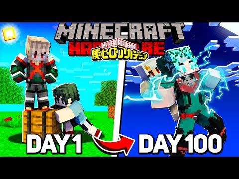 I Survived 100 Days in My Hero Academia in Minecraft... This is What Happened!
