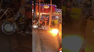 Shooting Flames Daytona Bike Week 2023 Main Street