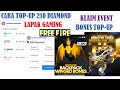 FREE FIRE TOPUP 210DIAMOND DI LAPAKGAMING BONUS EVENT TOP UP BACKPACK WINGED BONES &amp; MONSTER TRUCK