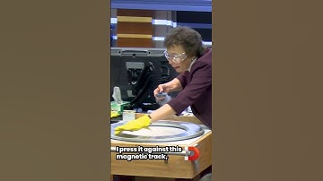 Zwevende en draaiende supergeleiders! #shorts #fyp