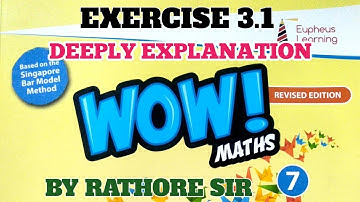 exercise 3.1 class 7 wow maths