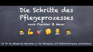 Der Pflegeprozess nach Fiechter & Meier - 6 Schritte Modell